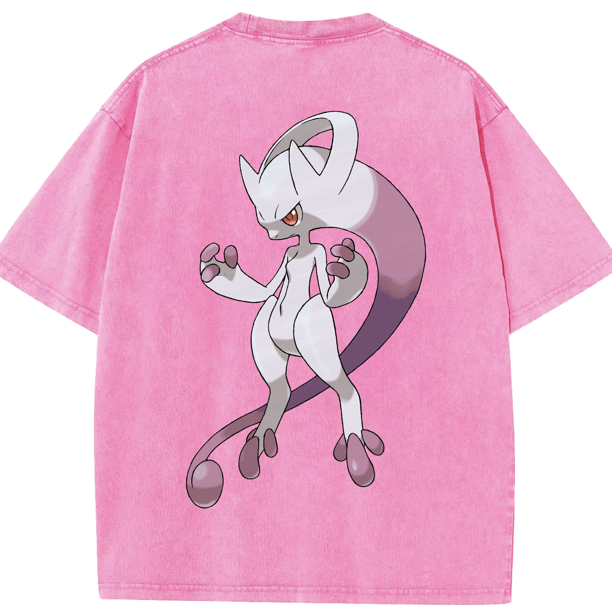 （画像用） ポケットモンスター Pokémon 綿100% ヴィンテージ風 半袖Tシャツ（背面プリント）